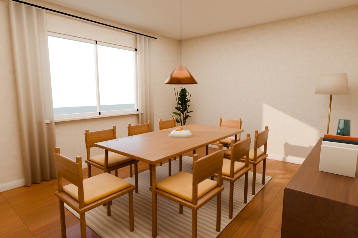 Mid-century dining room